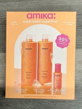 amika Supersized Superfruit Hair Care Set